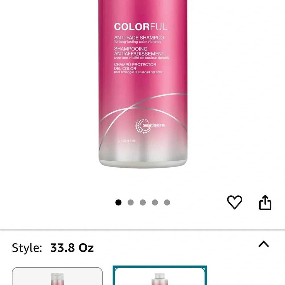NWT Joico Colorful Anti-Fade Shampoo 1L